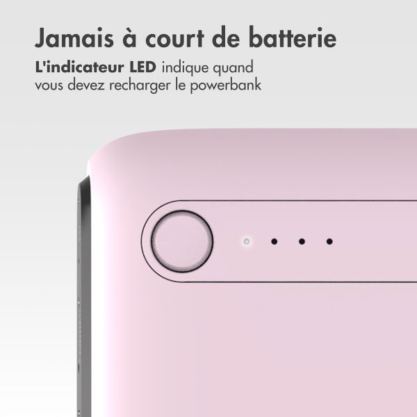 imoshion Batterie externe - 27.000 mAh - Quick Charge et Power Delivery - Rose