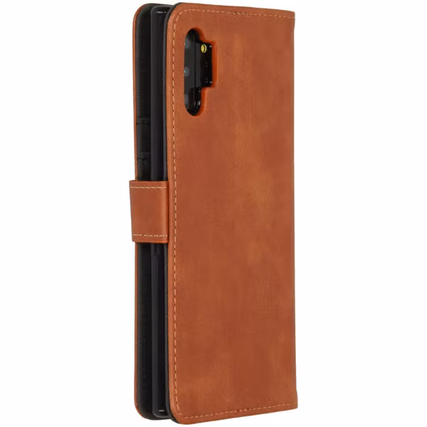 imoshion Étui de télephone portefeuille de luxe Samsung Galaxy Note 10 Plus - Marron