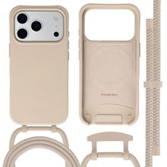 imoshion Coque arrière Color avec cordon amovible et MagSafe Apple iPhone 17 Pro - Nude