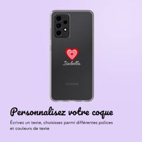 Coque avec votre propre photo et/ou texte Samsung Galaxy A52(s) (5G/4G) - Hartje