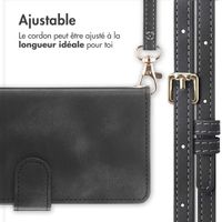 imoshion Etui de télephone portefeuille avec cordon Samsung Galaxy A35 - Noir