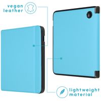 imoshion ﻿Slim Hard Sleepcover avec support Kobo Libra 2 / Tolino Vision 6 - Bleu clair