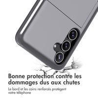 imoshion Coque arrière avec porte-cartes Samsung Galaxy A55 - Gris