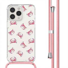imoshion Coque Design avec cordon Apple iPhone 15 Pro Max - Crab Watercolor