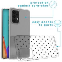 imoshion Coque Design Samsung Galaxy A52(s) (5G/4G) - Cœurs - Noir