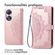 imoshion Etui de téléphone portefeuille Mandala Oppo A58 (4G) - Rose Dorée