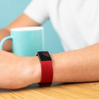 imoshion Bracelet silicone Fitbit Charge 3 / 4 - Rouge