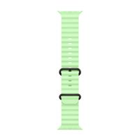 Apple Bracelet Ocean Apple Watch Series 1 t/m 11 / SE / Ultra (44/45/46/49 mm) - Neon / Green Black Titanium