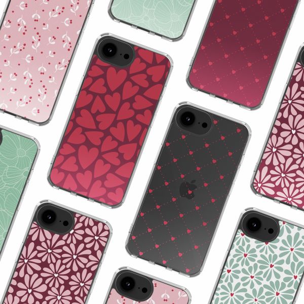 imoshion Coque Design Apple iPhone 16e - Hearty Coral Dust
