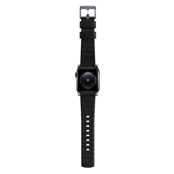 Nomad Bracelet Active Pro Apple Watch Series 1 t/m 11 / SE / Ultra (44/45/46/49 mm) - Black / Silver