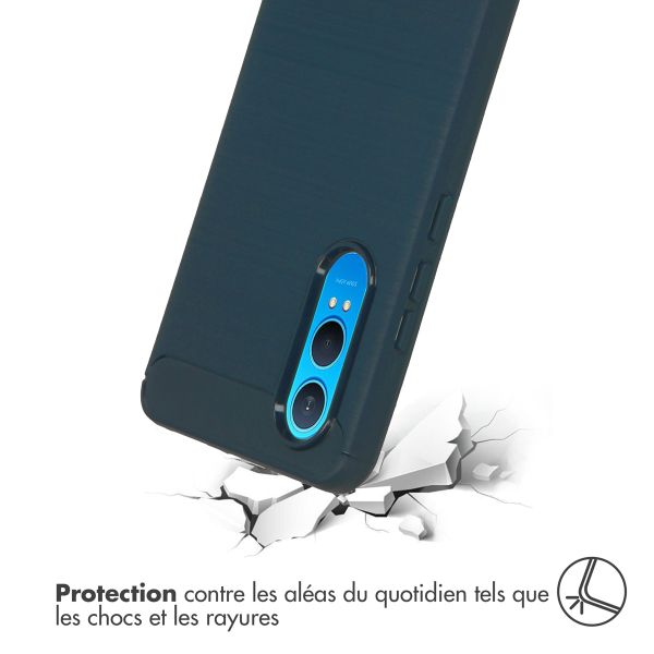 imoshion Coque Brushed OnePlus Nord CE 4 Lite 5G - Bleu foncé