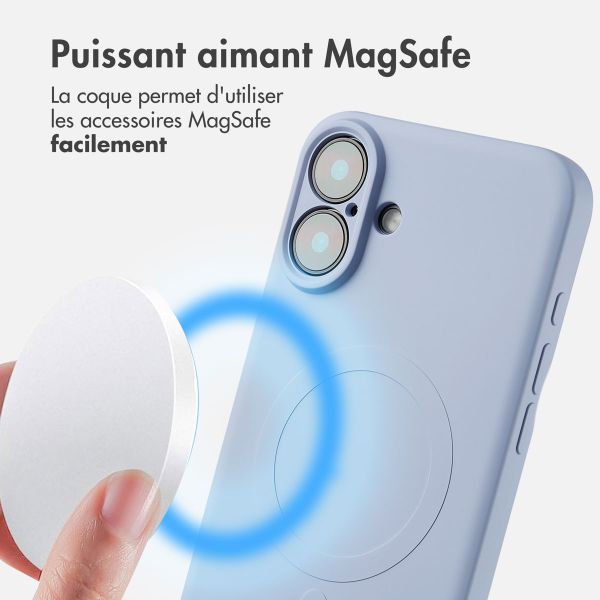 imoshion Coque Couleur avec MagSafe iPhone 16 - Lilas