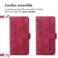 imoshion Etui de téléphone portefeuille avec cordon Samsung Galaxy S24 FE - Rouge