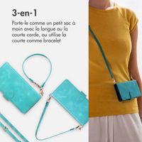 imoshion Etui de télephone portefeuille avec cordon Samsung Galaxy S25 FE - Turquoise