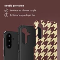 Selencia Coque arrière Vivid Samsung Galaxy A17 - Pied-de-Poule