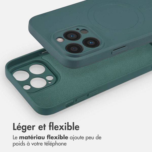 imoshion Coque Couleur avec MagSafe iPhone 14 Pro Max - Vert foncé