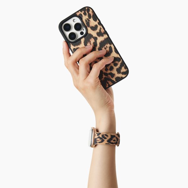 iDeal of Sweden Watch Band Entry Apple Watch Series 1 - 9 / SE (38/40/41 mm) | Series 10 / 11 (42 mm) - Taille S/M - Timeless Leo