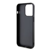 Karl Lagerfeld Coque rigide en caoutchouc 3D Karl & Choupette Apple iPhone 15 Pro Max - Noir
