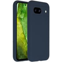 Accezz Coque Liquid Silicone Google Pixel 8a - Bleu foncé