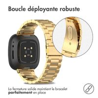 imoshion Bracelet en acier le Fitbit Versa 4 / 3 / Sense (2) - Dorée