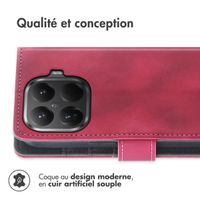 imoshion Etui de télephone portefeuille avec cordon Xiaomi 15T Pro - Rouge