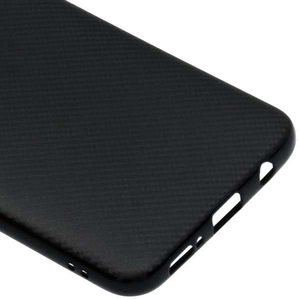 Coque silicone Carbon Samsung Galaxy A50 / A30s - Noir