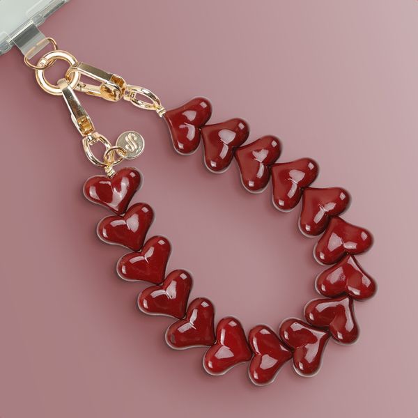 Selencia Lova Dragonne Cœur - Burgundy