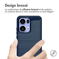 imoshion Coque Brushed Oppo Reno 13 Pro - Bleu foncé