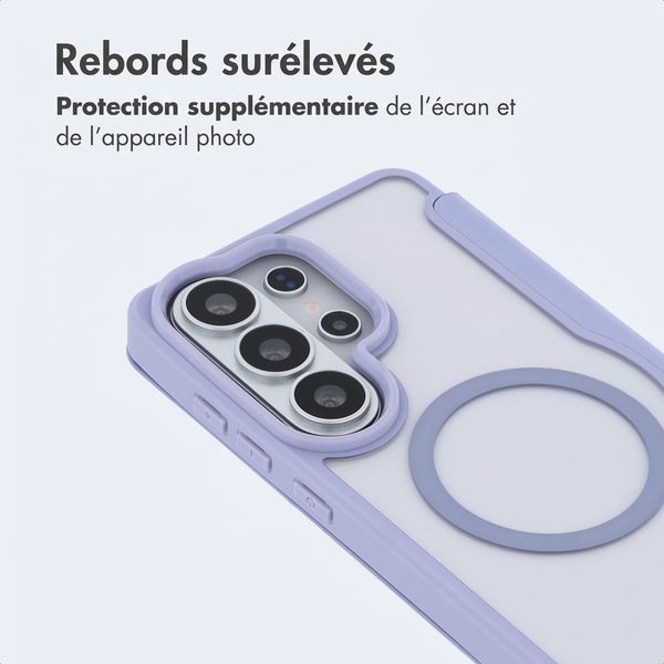 imoshion Bookcase transparente avec MagSafe Samsung Galaxy S26 Ultra - Lilas