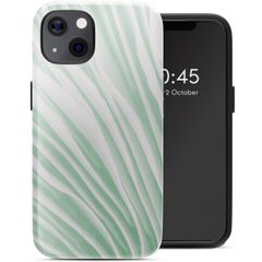 Selencia Coque arrière Vivid avec MagSafe iPhone 13 - Nature Grayed Jade