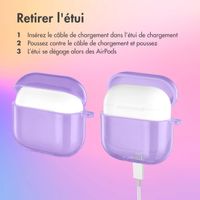 imoshion Coque Néon Apple AirPods 4 - Pourpre
