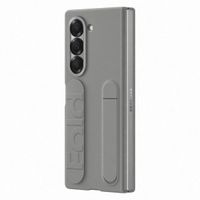 Samsung Original Coque en silicone avec support et dragonne Galaxy Z Fold 6 - Gris