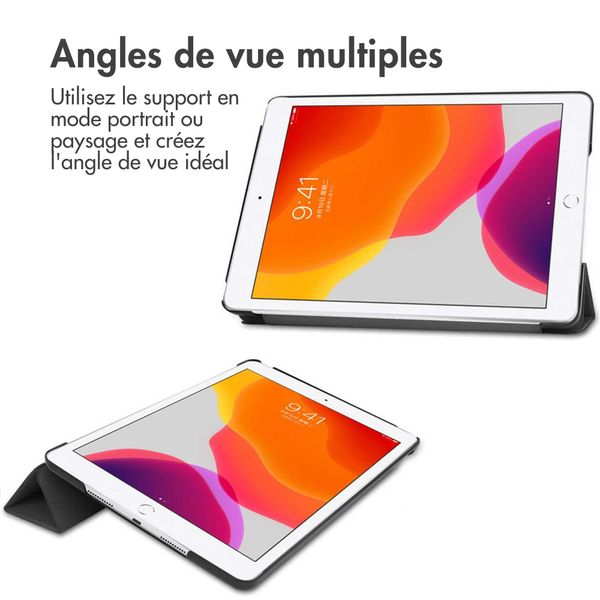 imoshion Coque tablette Trifold iPad 9 (2021) 10.2 pouces / iPad 8 (2020) 10.2 pouces / iPad 7 (2019) 10.2 pouces 