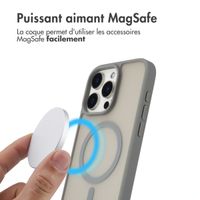 imoshion Coque Color Guard avec MagSafe iPhone 15 Pro Max - Gris