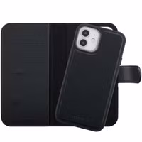 Selencia Étui portefeuille amovible Olyn avec MagSafe Apple iPhone 12 (Pro) - Noir
