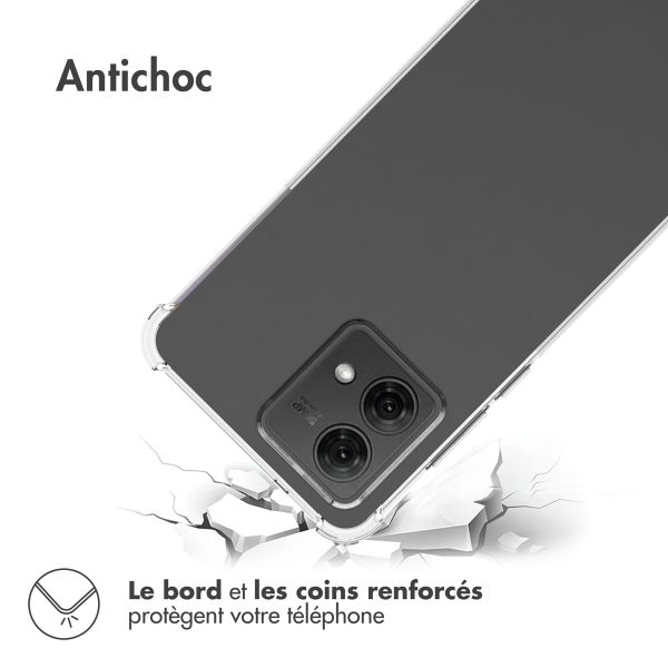 imoshion Shockproof Case Motorola Moto G84 - Transparent