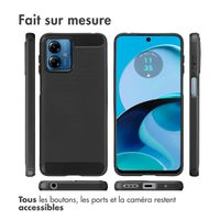 imoshion Coque Brushed Motorola Moto G14 - Noir