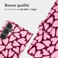 imoshion Étui de télephone portefeuille Design Samsung Galaxy S25 FE - Hearty Blush