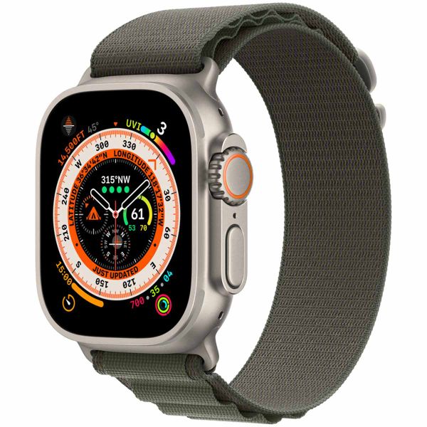 Apple 2 Pack Bracelet Alpine Loop Apple Watch | 44/45/46/49 mm - Taille S - Green / Starlight