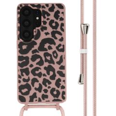 imoshion Coque design en silicone avec cordon Samsung Galaxy S26 Ultra - Animal Pink