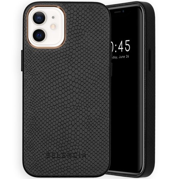 Selencia Coque Gaia Serpent iPhone 12 Mini - Noir