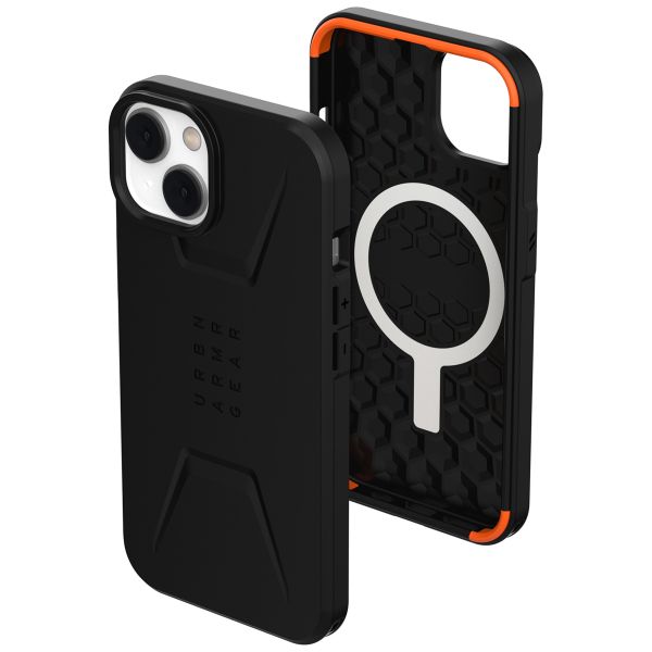 UAG Coque Civilian MagSafe iPhone 14 - Noir