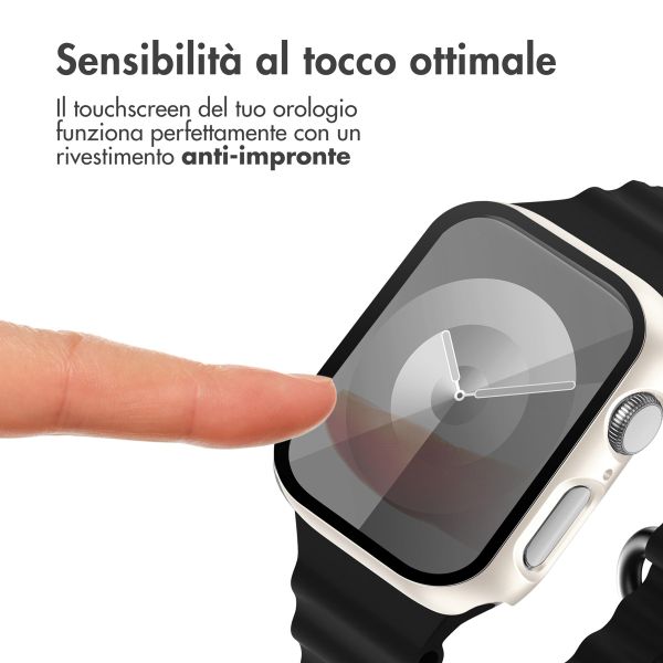 imoshion Coque rigide à couverture complète Apple Watch 4 / 5 / 6 / SE - 40 mm - Lumière stellaire