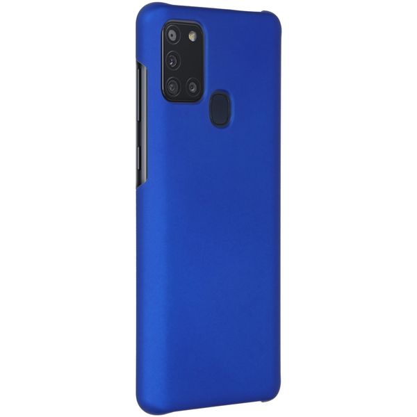 Coque unie Samsung Galaxy A21s - Bleu