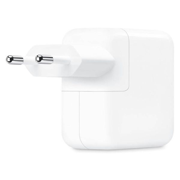 Apple Adaptateur secteur avec deux ports USB-C - 35 Watt - Blanc