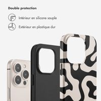 Selencia Coque arrière Vivid Apple iPhone 14 Pro - Art Wave Black