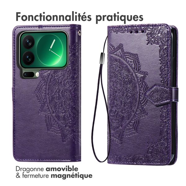 imoshion Etui de télephone Mandala Xiaomi 17 Pro Max - Violet