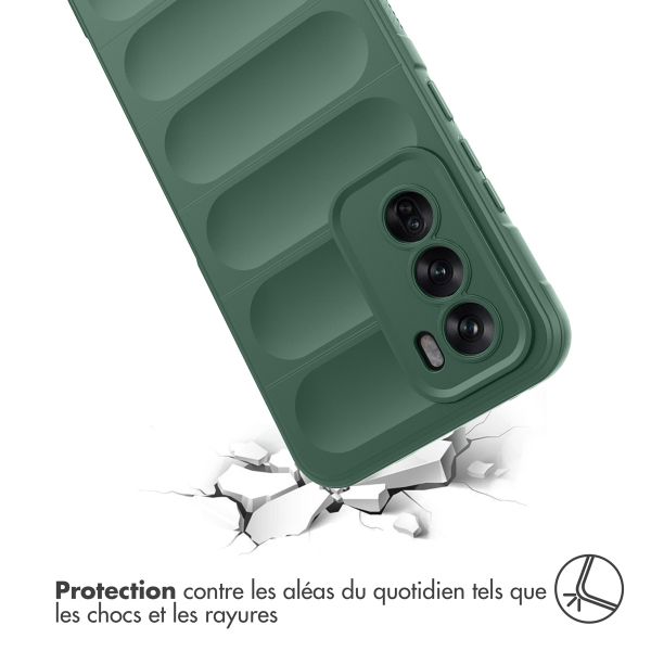 imoshion Coque arrière EasyGrip Oppo Reno 12 Pro - Vert foncé