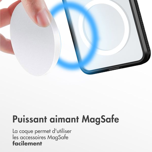 imoshion Coque arrière Rugged Clear avec MagSafe Samsung Galaxy Z Flip 6 - Noir