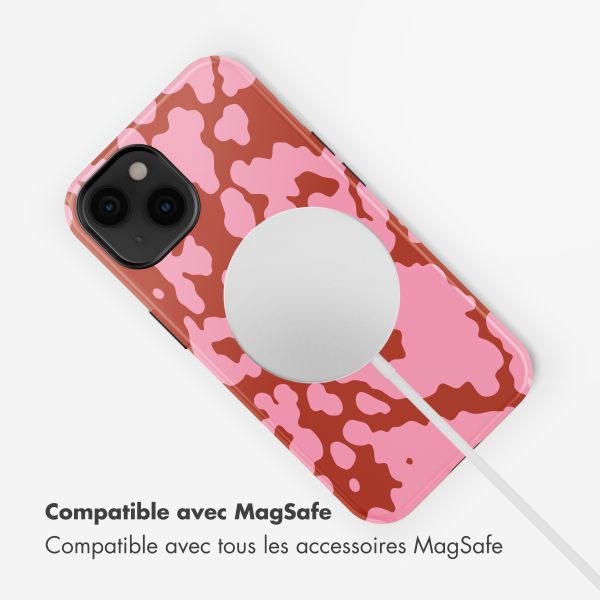 Selencia Coque arrière Vivid avec MagSafe Apple iPhone 14 - Moo’d Blush Pink